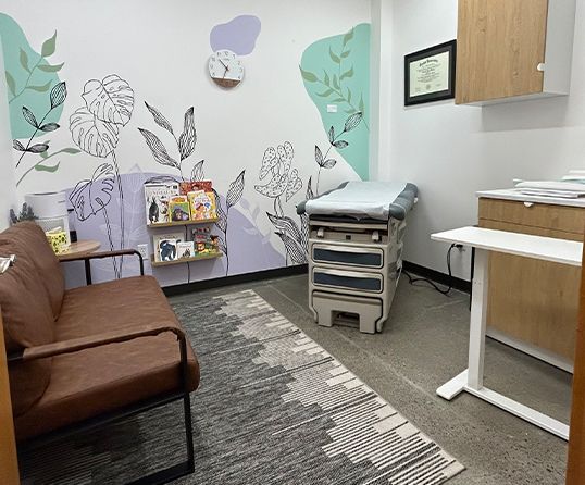 Bellingham Naturopathic Clinic Office Interior Interior of Bellingham Naturopathic Clinic office showing workspaces and consultation rooms