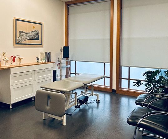 Interior of Bellingham Naturopathic Clinic office showing workspaces and consultation rooms